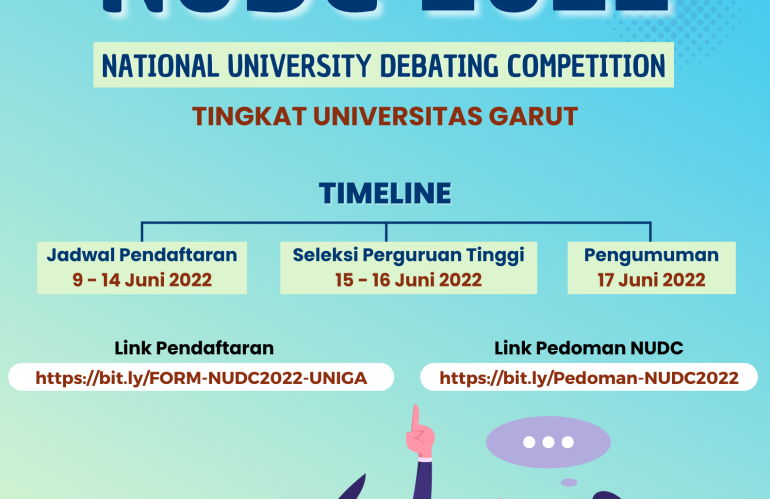 National Debate is Back! Pendaftaran NUDC 2022 Sudah Dibuka, Yuk Daftar